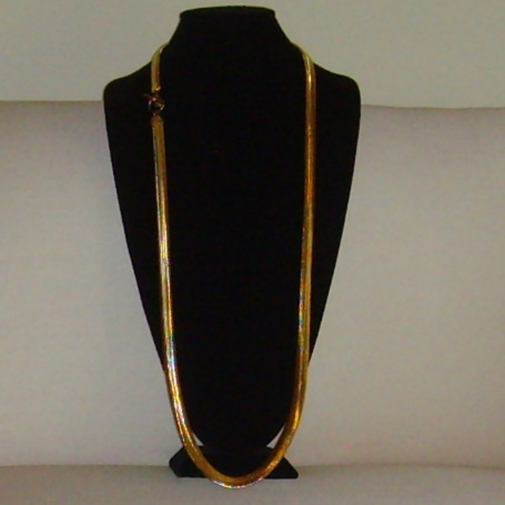 Anne Klein Gold-Tone Serpentine Chain Necklace - Picture 2 of 14